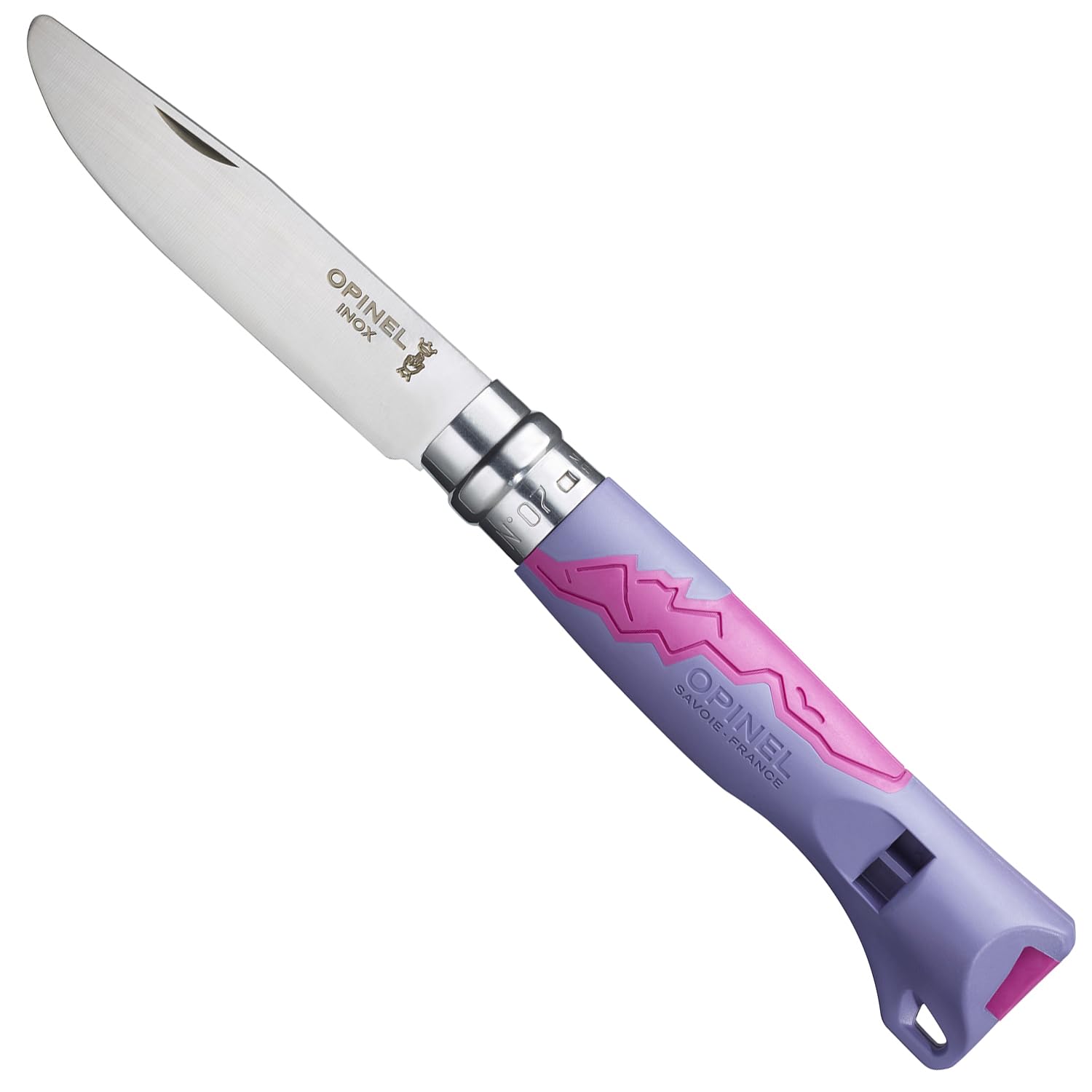 opinel-outdoor-junior-no-07-stainless-steel-folding-knife-with-safety-rounded-ti image 2