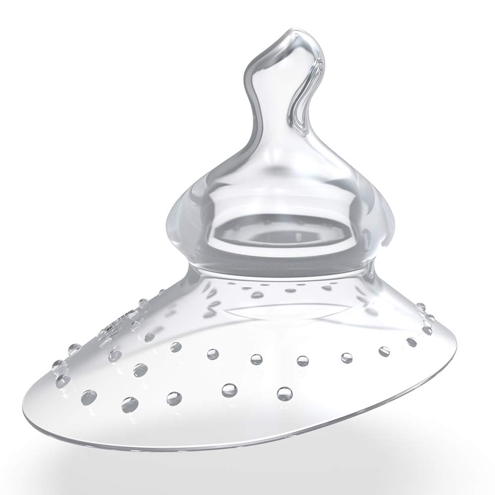 haakaa-original-extra-soft-flexible-silicone-nipple-shields-for-nursing-1pc image 1