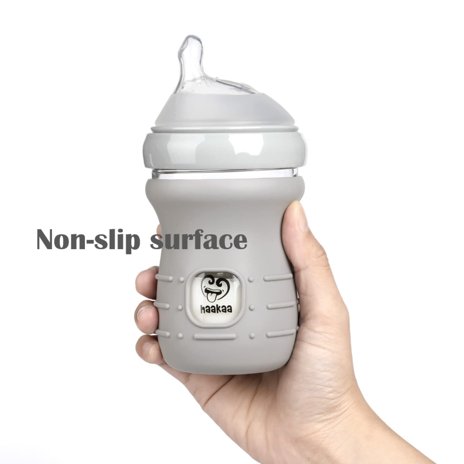 haakaa-glass-baby-bottle-sleeve-non-slip-silicone-cover-for-wide-neck-glass-bott image 4