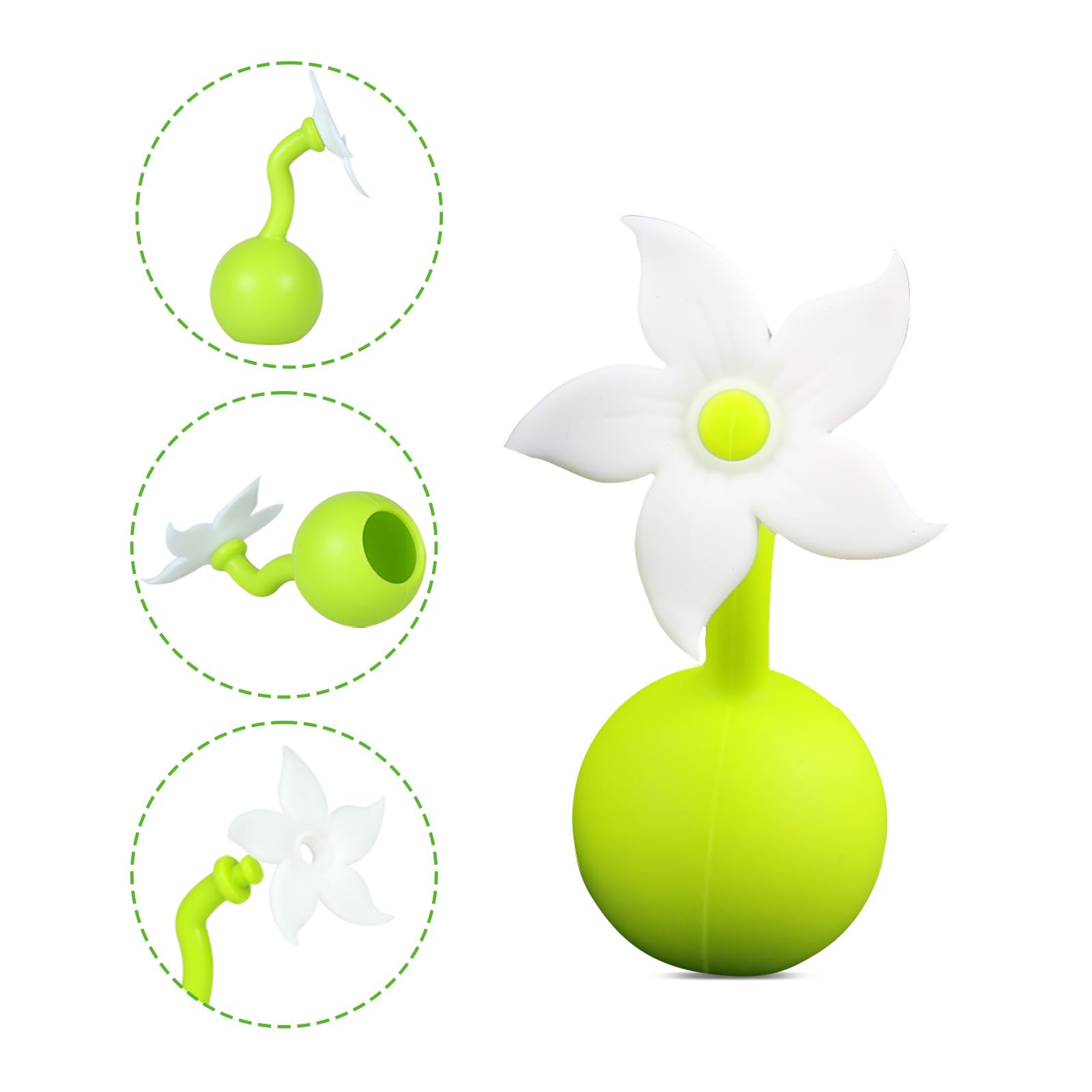 haakaa-flower-stopper-for-manual-breast-pump-100-food-grade-silicone-leak-proof- image 6