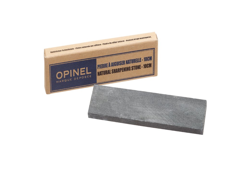opinel-001541-1-natural-sharpening-stone-10cm-genuine-lombardy-stone-boxed image 1
