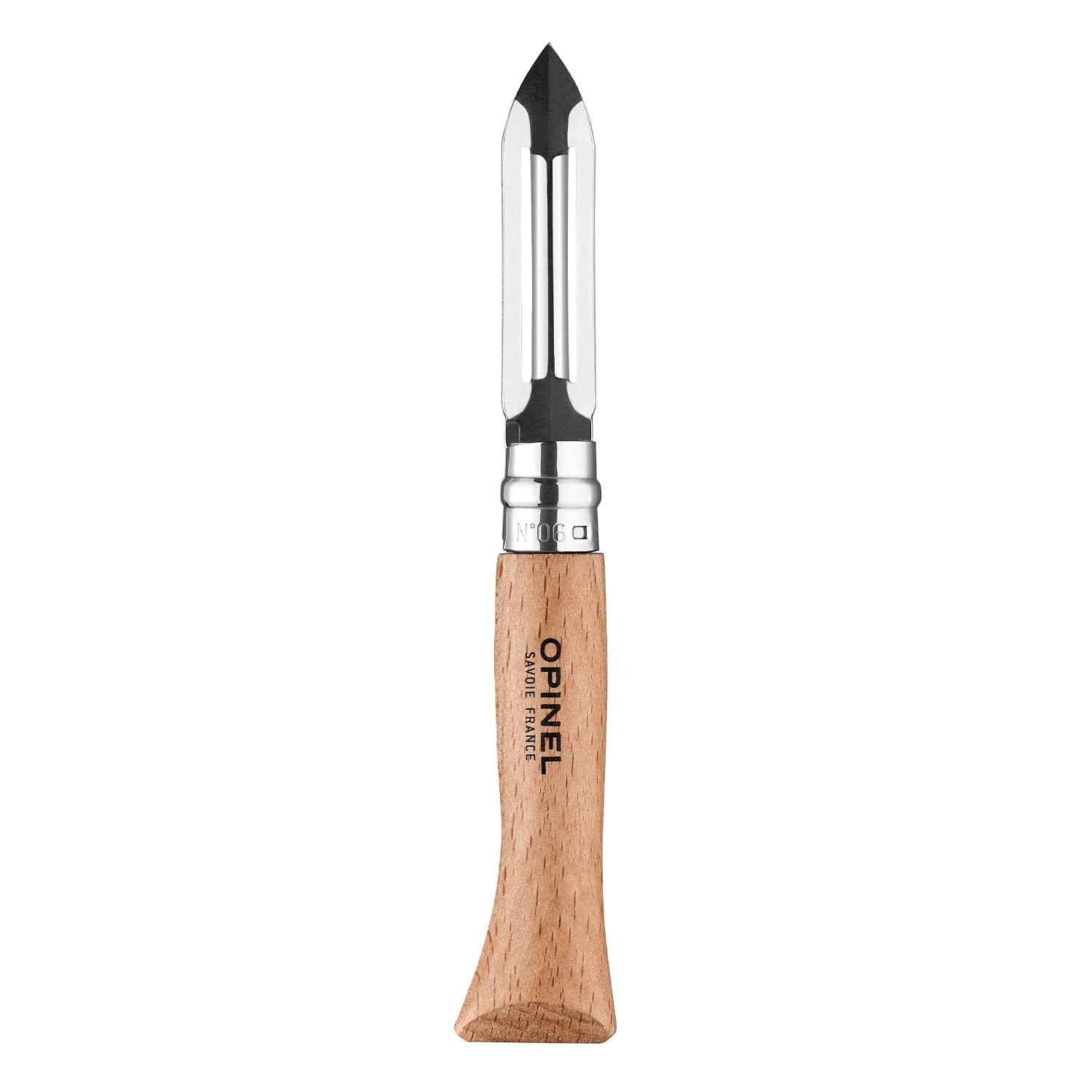 opinel-no-6-folding-peeler-compact-stainless-steel-outdoor-camp-kitchen-and-picn image 7