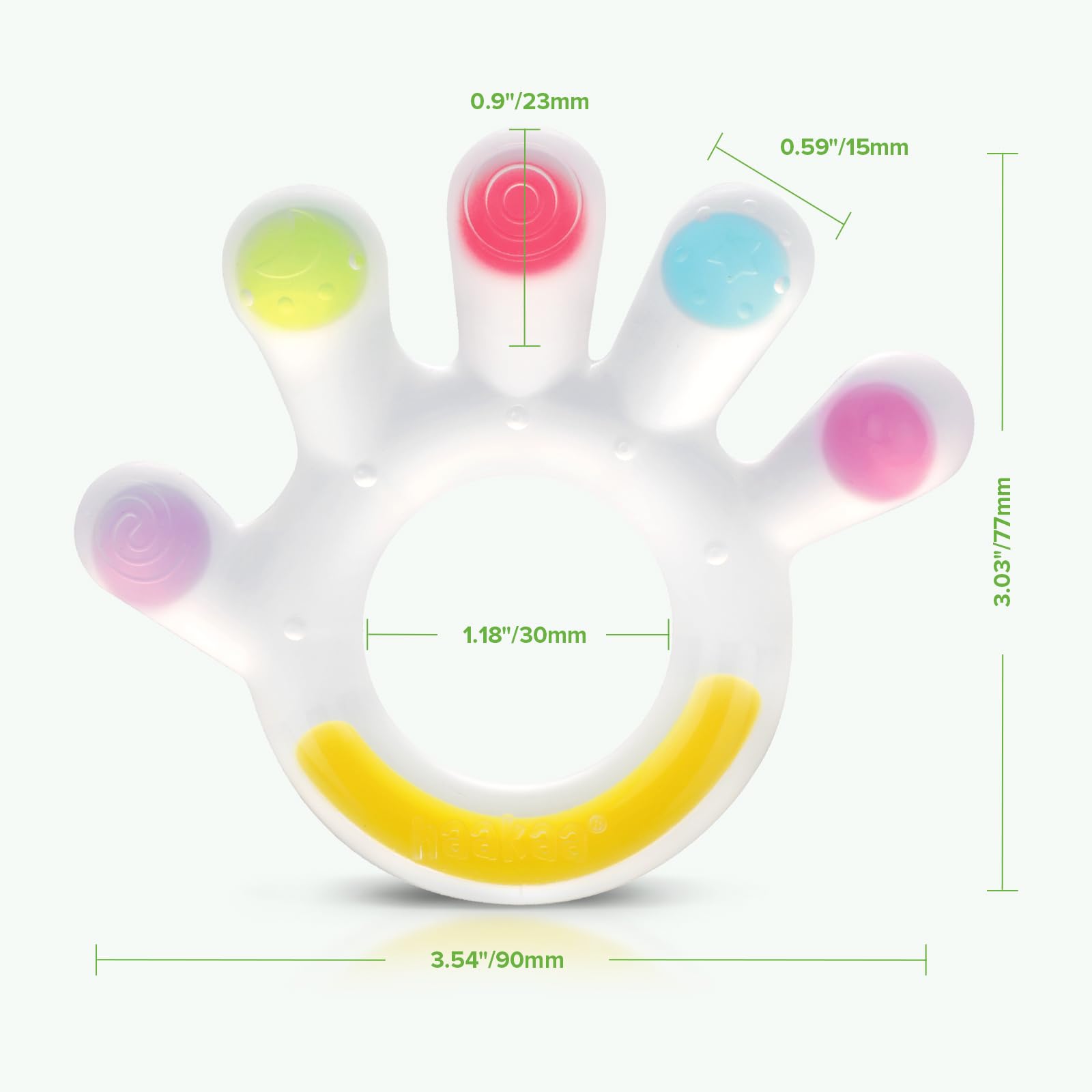 haakaa-palm-teether-soft-silicone-baby-soothing-teether-frozen-teething-toy-bpa- image 8