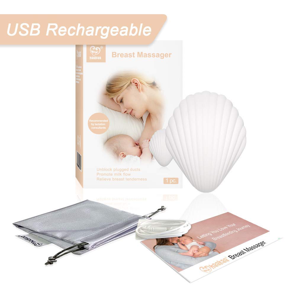 haakaa-breast-massager-usb-rechargeable-lactation-support-for-clogged-duct-engor image 3