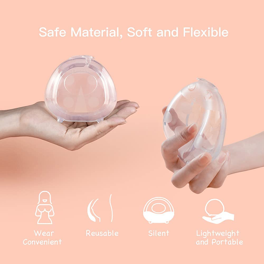 haakaa-150ml-manual-breast-pump-with-flower-stopper-75ml-ladybug-milk-collector- image 5