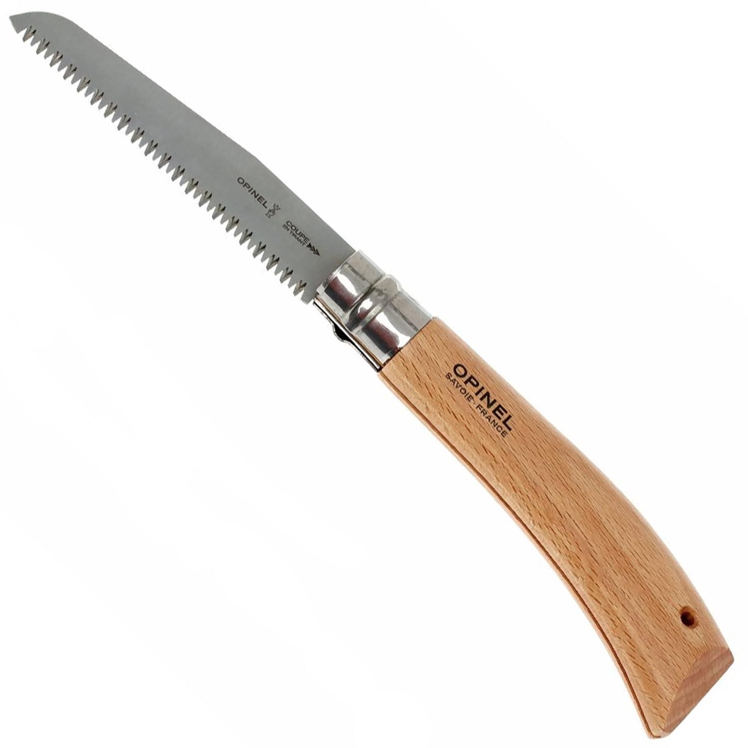 opinel-no-12-folding-saw-with-carbon-steel-blade-and-beechwood-handle image 1