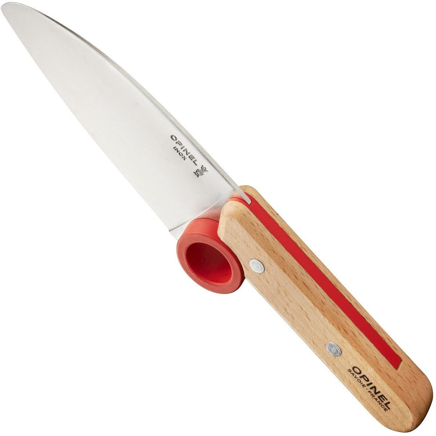 opinel-le-petit-chef-knife-set-2-piece-children-s-chef-knife-with-rounded-tip-an image 1