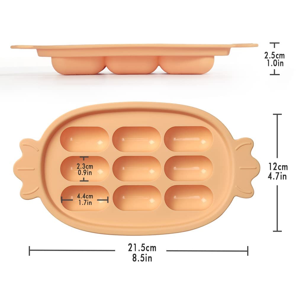 haakaa-silicone-baby-food-freezer-tray-with-lid-perfect-sized-molds-for-breast-m image 8