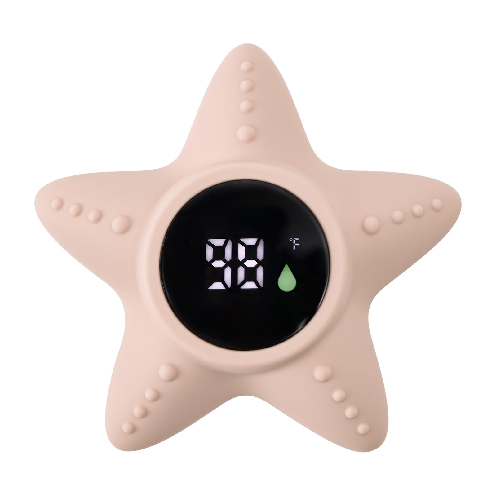 haakaa-silicone-baby-bath-thermometer-starfish-floating-water-temperature-thermo image 1