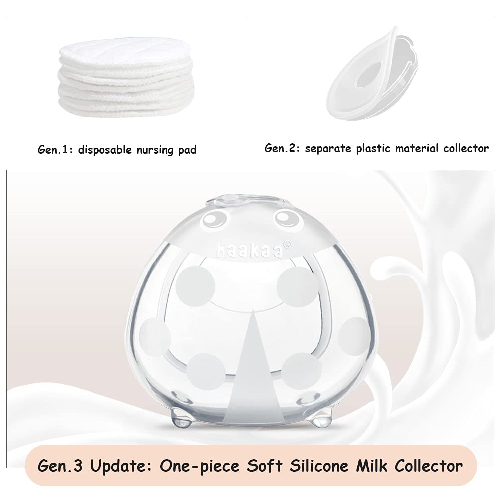 haakaa-100ml-manual-breast-pump-with-white-stopper-75ml-ladybug-breast-milk-coll image 7