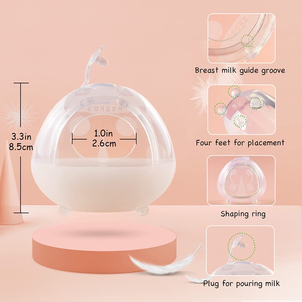 haakaa-100ml-manual-breast-pump-with-white-stopper-75ml-ladybug-breast-milk-coll image 8