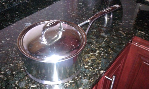 Handle gets warm