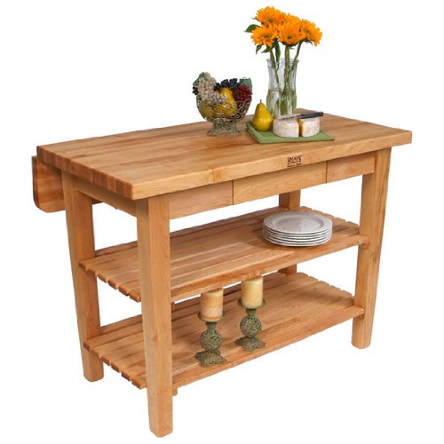 john-boos-kib01-o-utility-table-with-solid-hard-rock-maple-butcher-block-top-and image 1