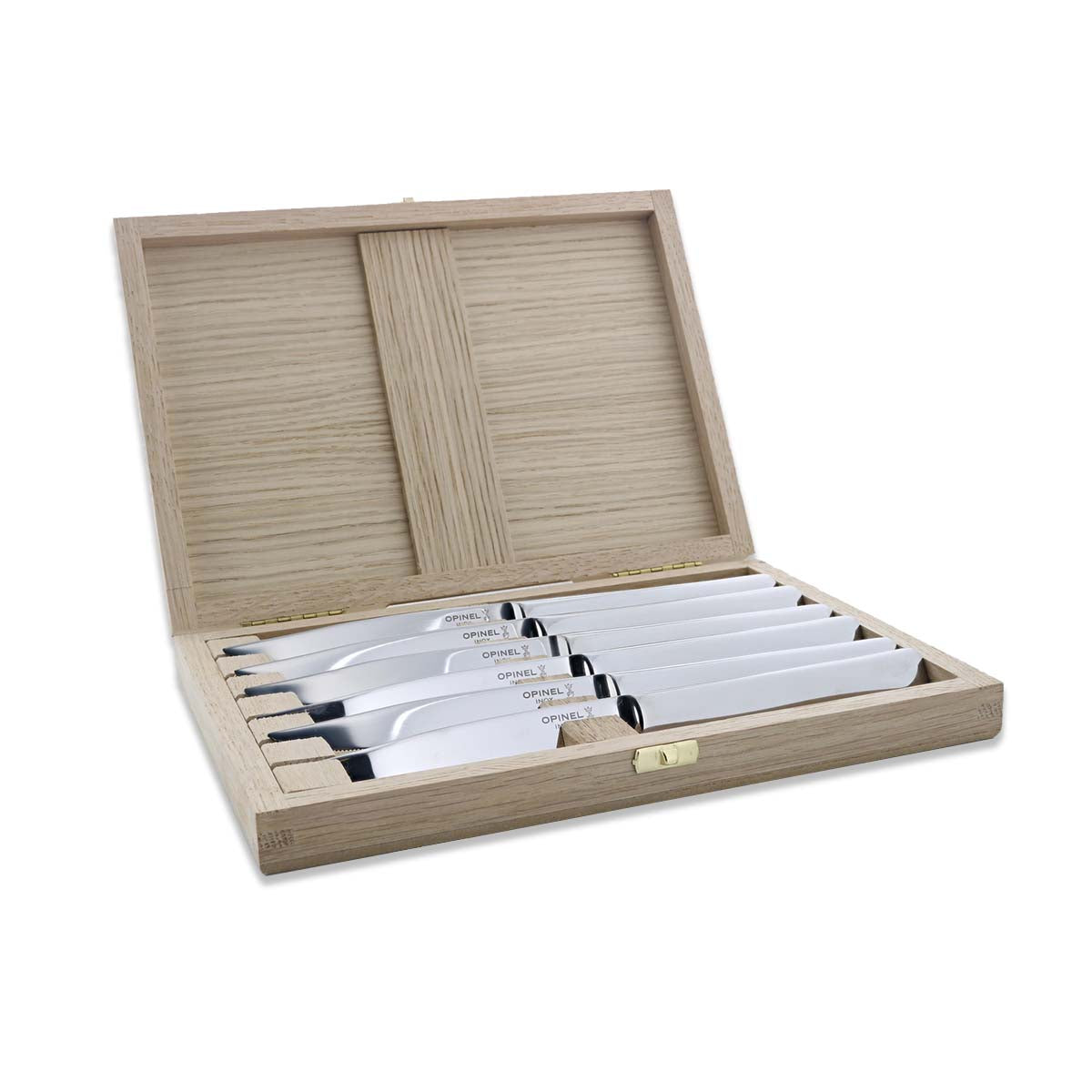 opinel-second-chance-6-slot-oak-steak-knife-storage-box image 3