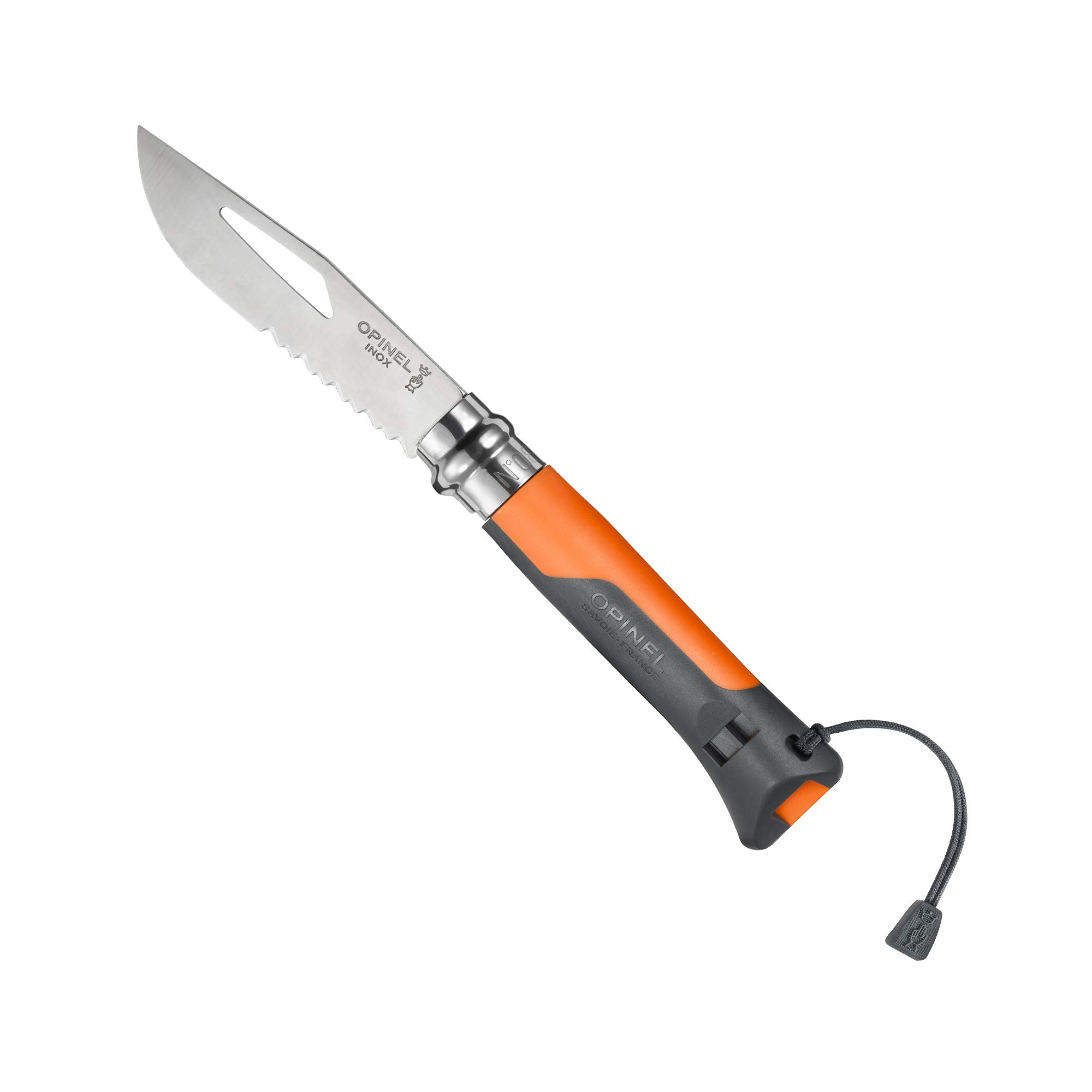 opinel-no-08-outdoor-folding-knife-with-stainless-steel-blade-serrated-edge-and- image 3