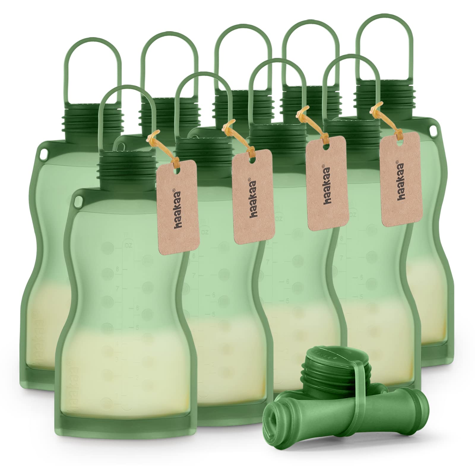 haakaa-silicone-breast-milk-storage-bags-9oz-260ml-reusable-leakproof-bpa-free-d image 8