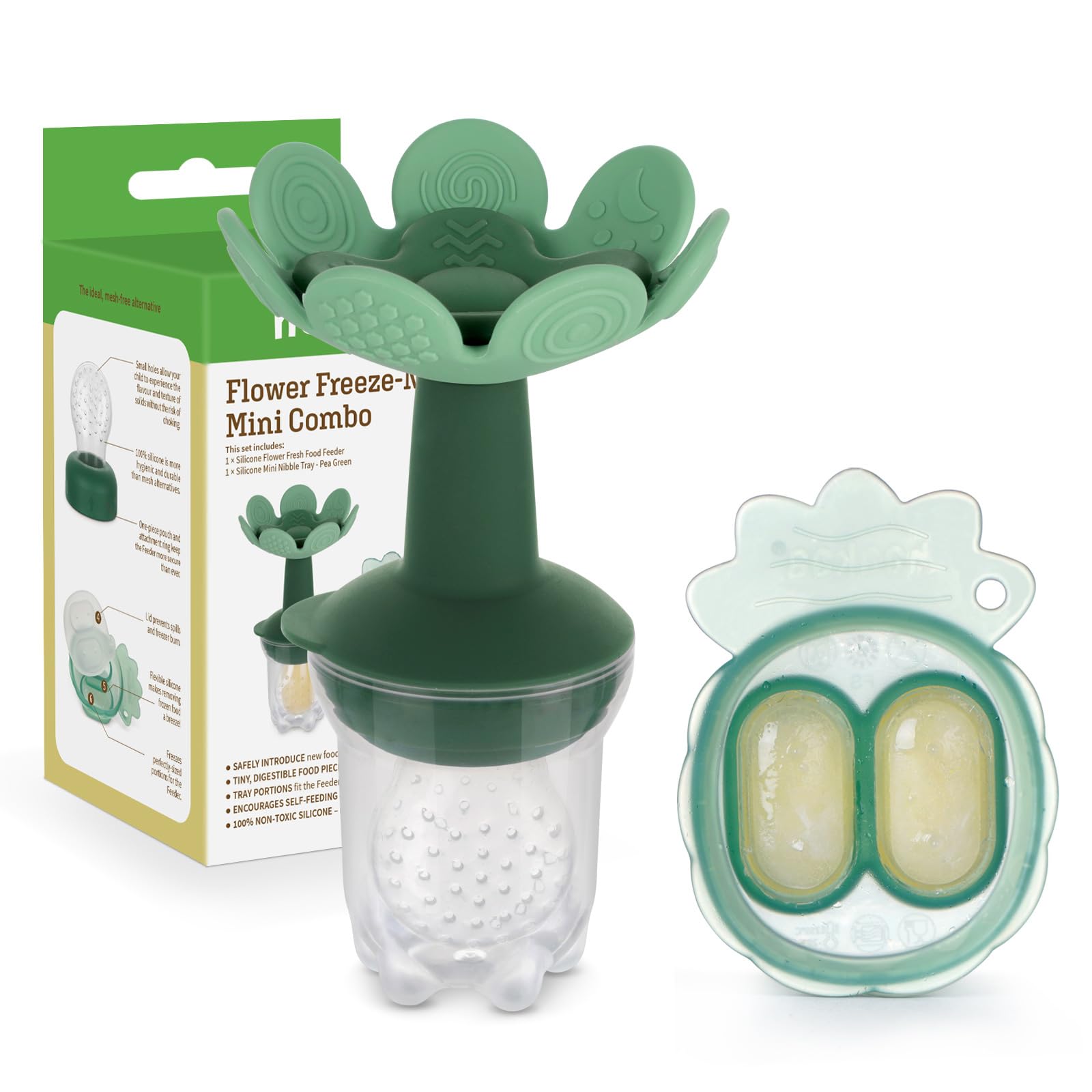 haakaa-flower-baby-fresh-fruit-food-feeder-with-mini-freezer-nibble-tray image 7