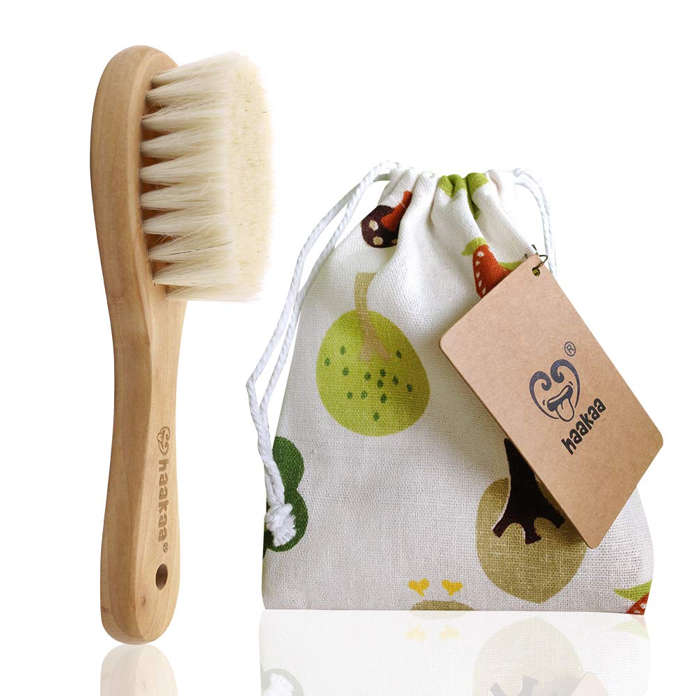 haakaa-electric-baby-nail-trimmer-wooden-baby-hair-brush-set image 5
