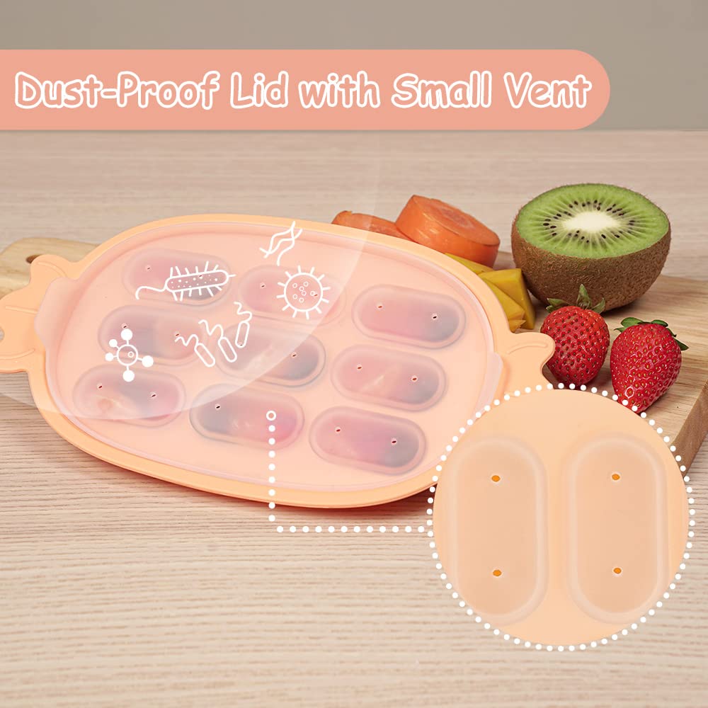 haakaa-silicone-baby-food-freezer-tray-with-lid-perfect-sized-molds-for-breast-m image 5