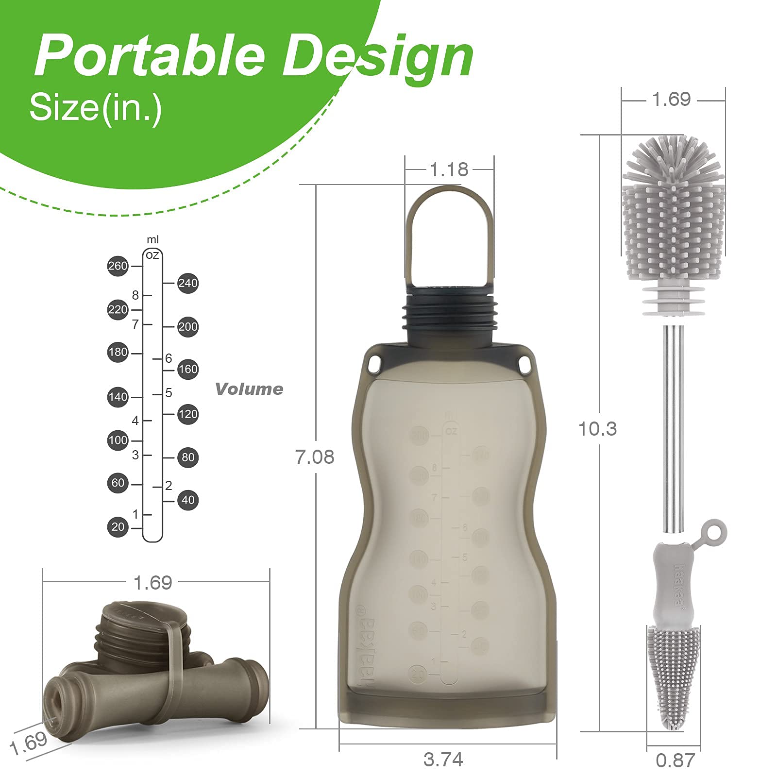 haakaa-pump-stash-clean-set-silicone-manual-breast-pump-reusable-storage-bag-and image 4
