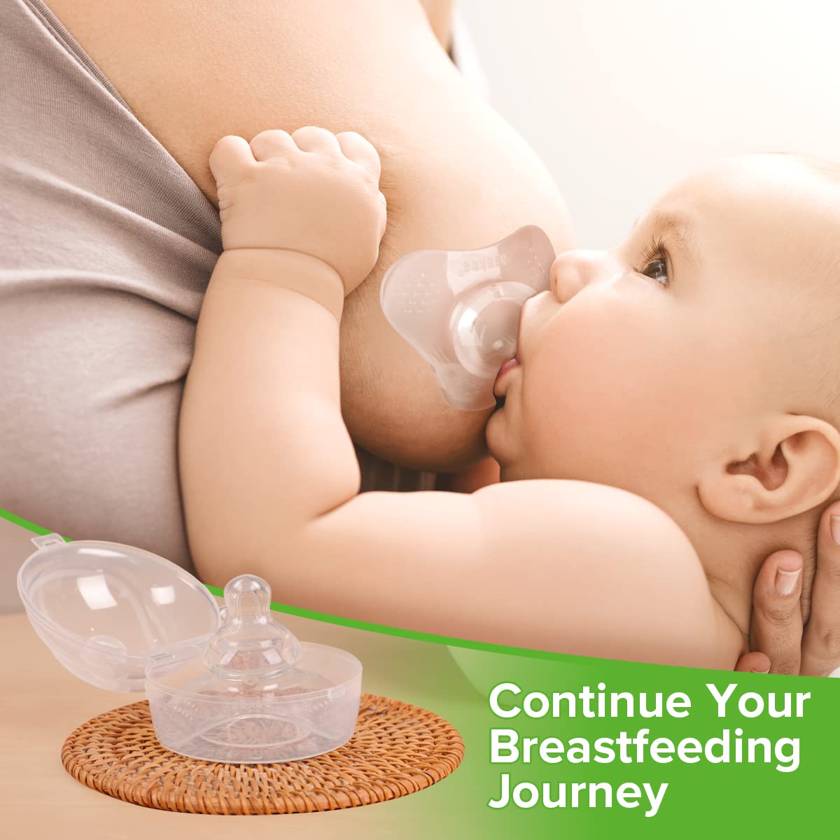 haakaa-nipple-shield-orthodontic-teat-for-breastfeeding-triangle-base-1pk image 6