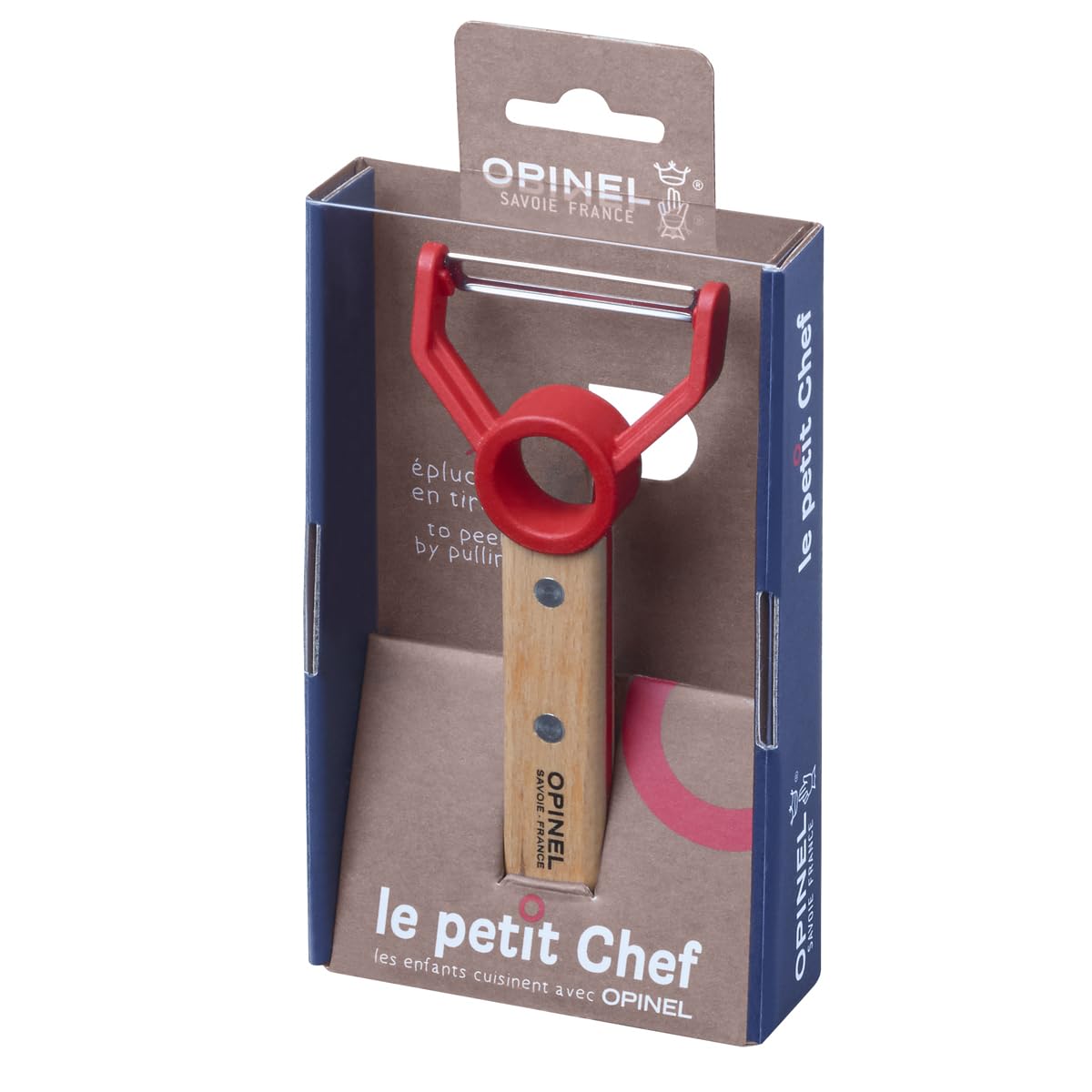 opinel-le-petit-chef-peeler-for-children-montessori-kitchen-tool-made-in-france image 2