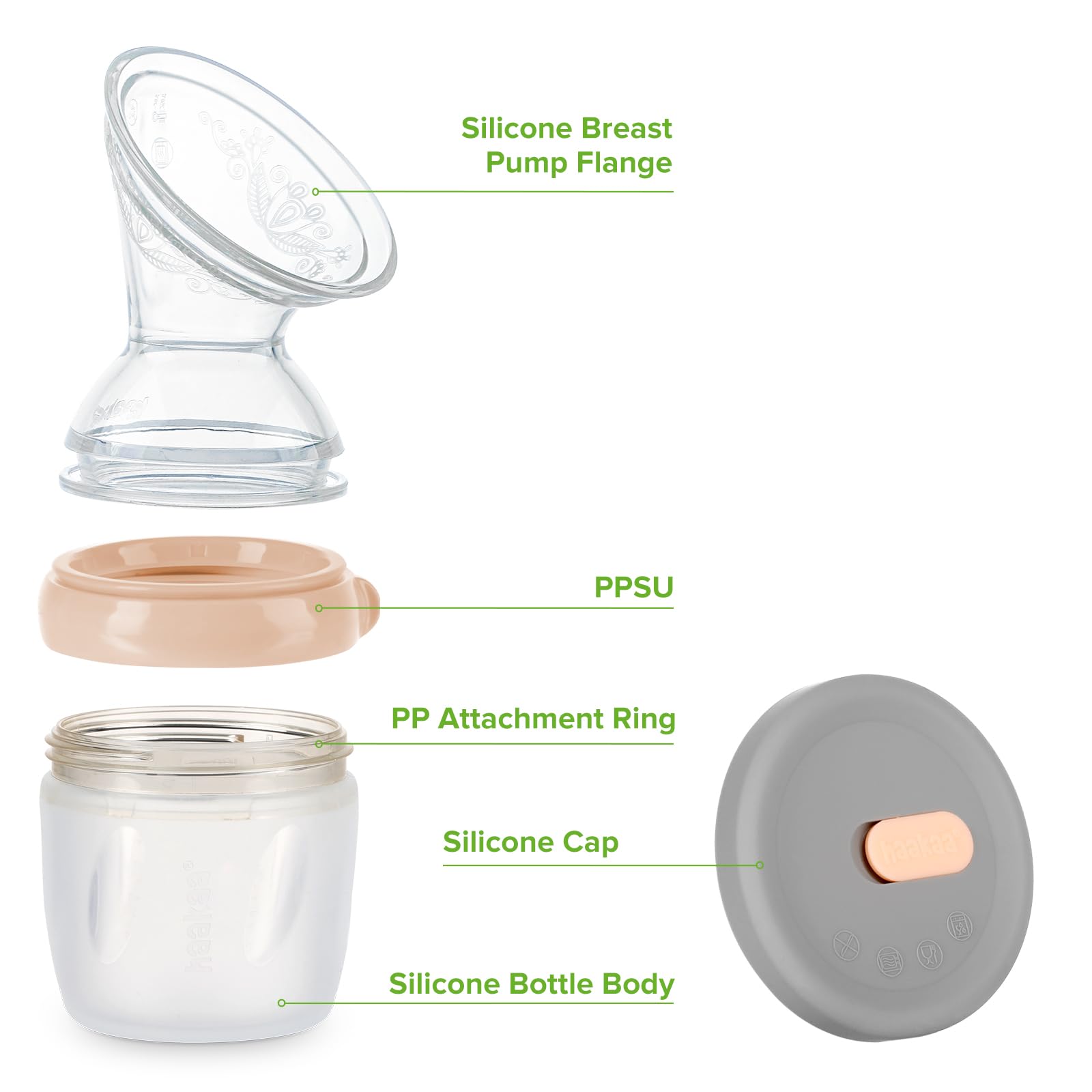 haakaa-gen-3-manual-breast-pump-5-4oz-160ml-silicone-milk-collector-with-silicon image 8