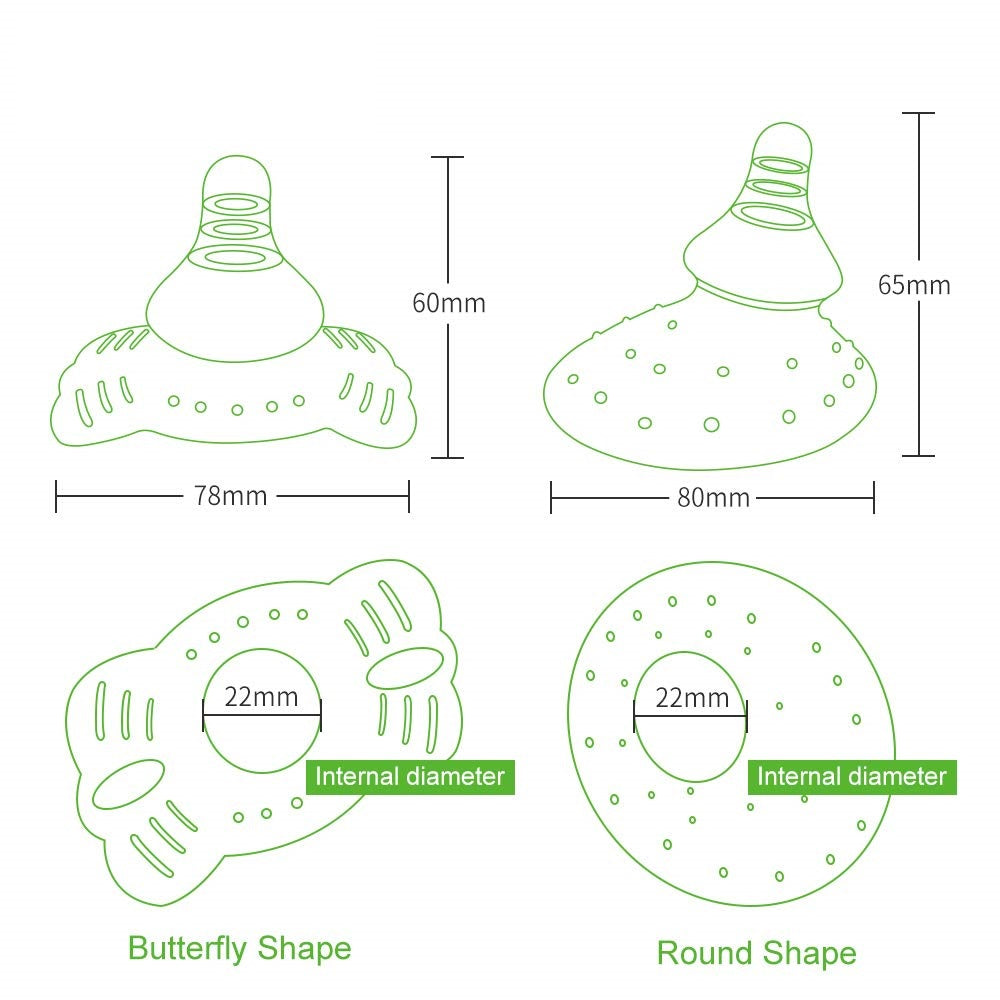 haakaa-silicone-breastfeeding-nipple-shield-round-shape-100-soft-silicone-1-pack image 5