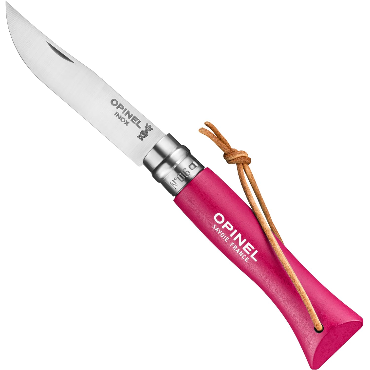 opinel-no-6-colorama-stainless-steel-everyday-carry-folding-pocket-knife-with-sa image 1