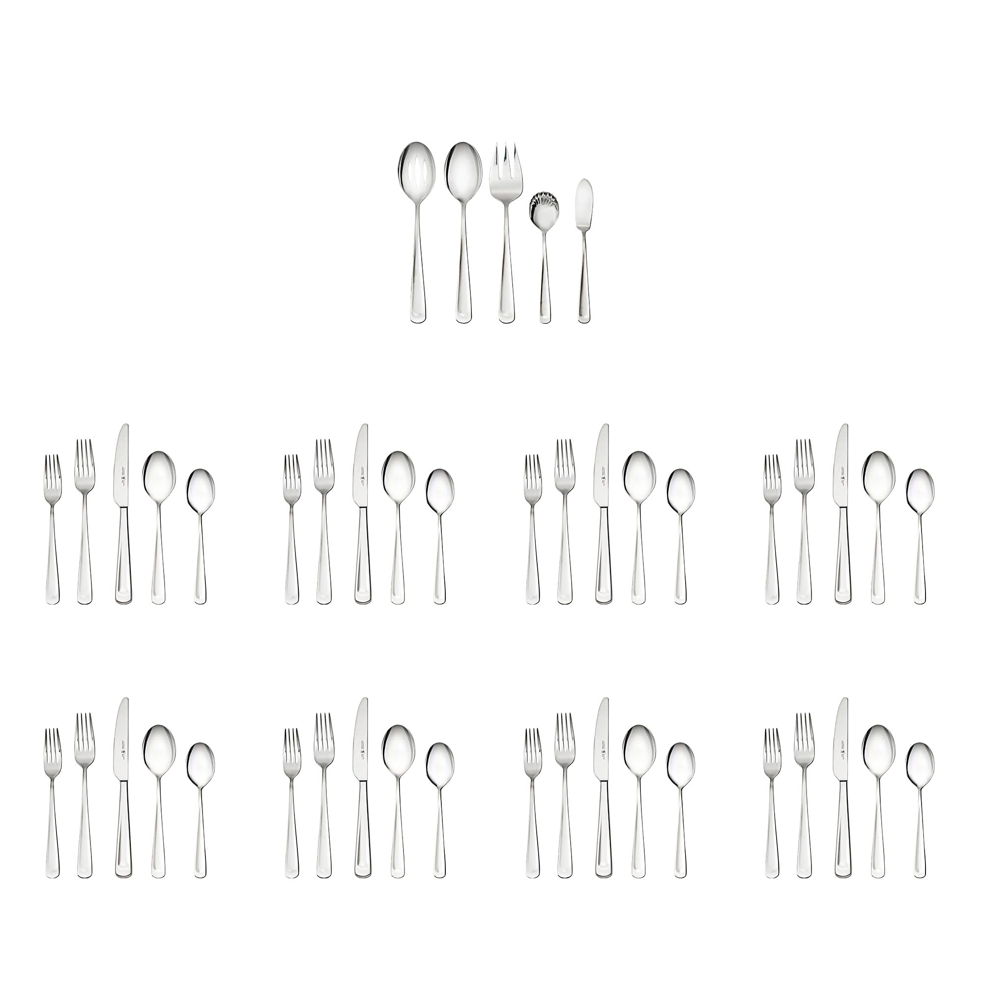 henckels-silvano-45-piece-18-10-stainless-steel-flatware-set-silver image 7