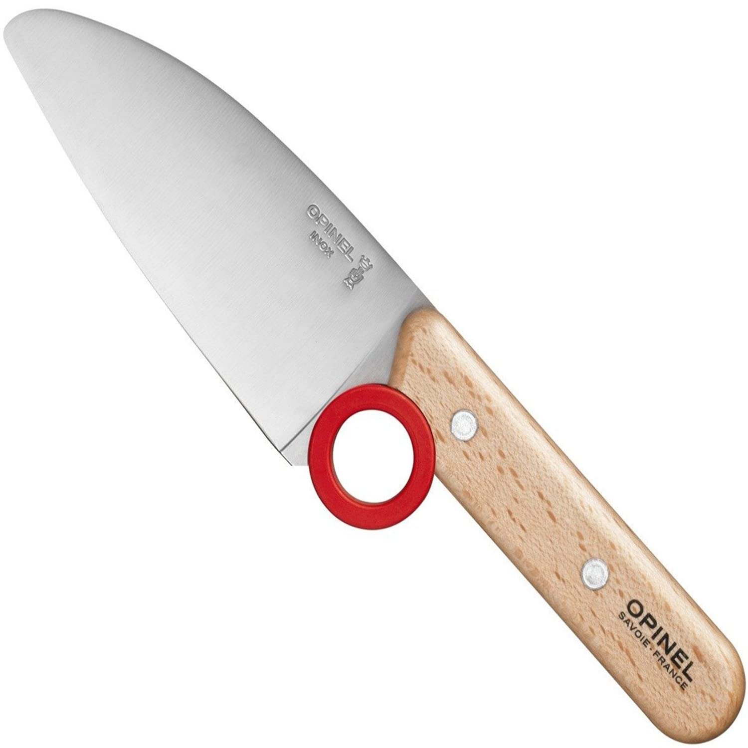opinel-le-petit-chef-3-piece-kids-kitchen-set-chef-knife-finger-guard-peeler-mad image 5