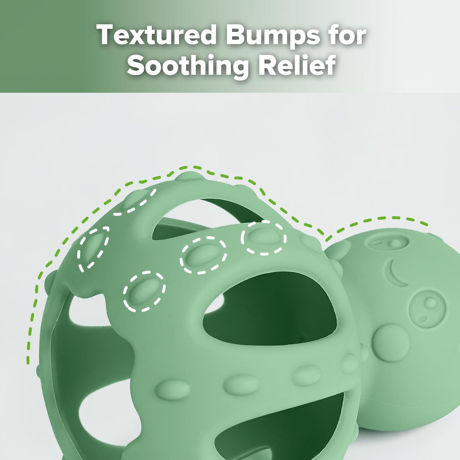 haakaa-2-in-1-octopus-teething-toy-with-rattle-soft-textured-silicone-teether-fo image 6