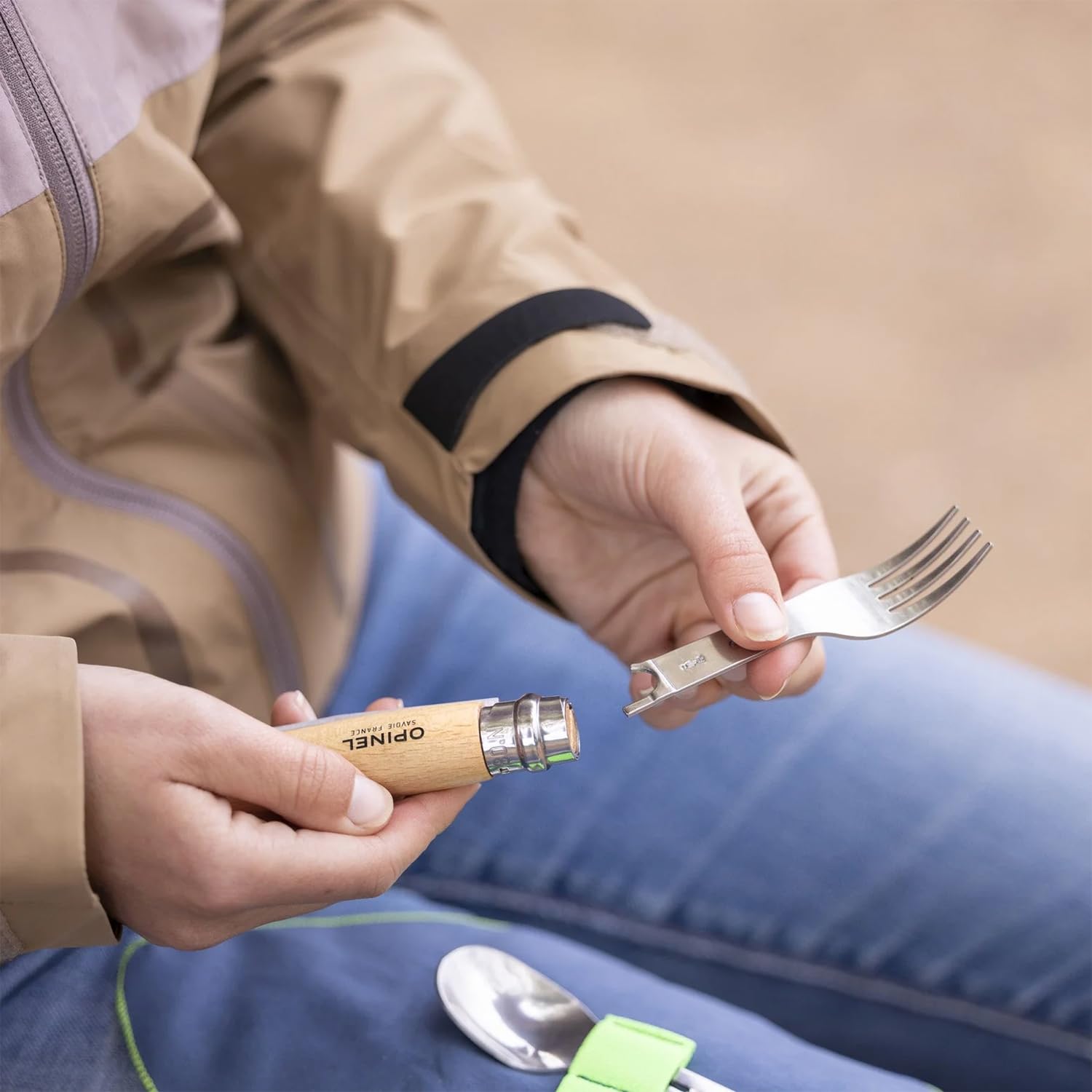 opinel-picnic-cutlery-insert-set-for-no-8-folding-knives-fork-spoon-inserts-with image 7