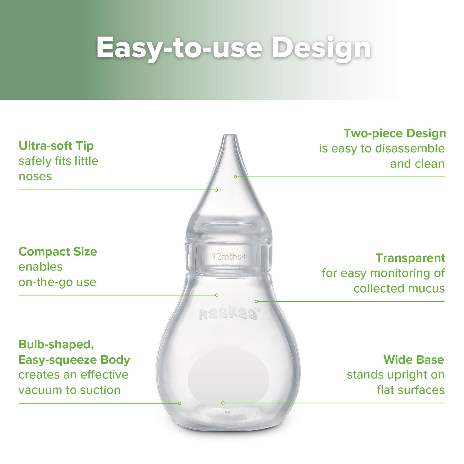 haakaa-silicone-baby-nasal-aspirator-nose-bulb-syringe-easy-squeezy-baby-nose-cl image 3