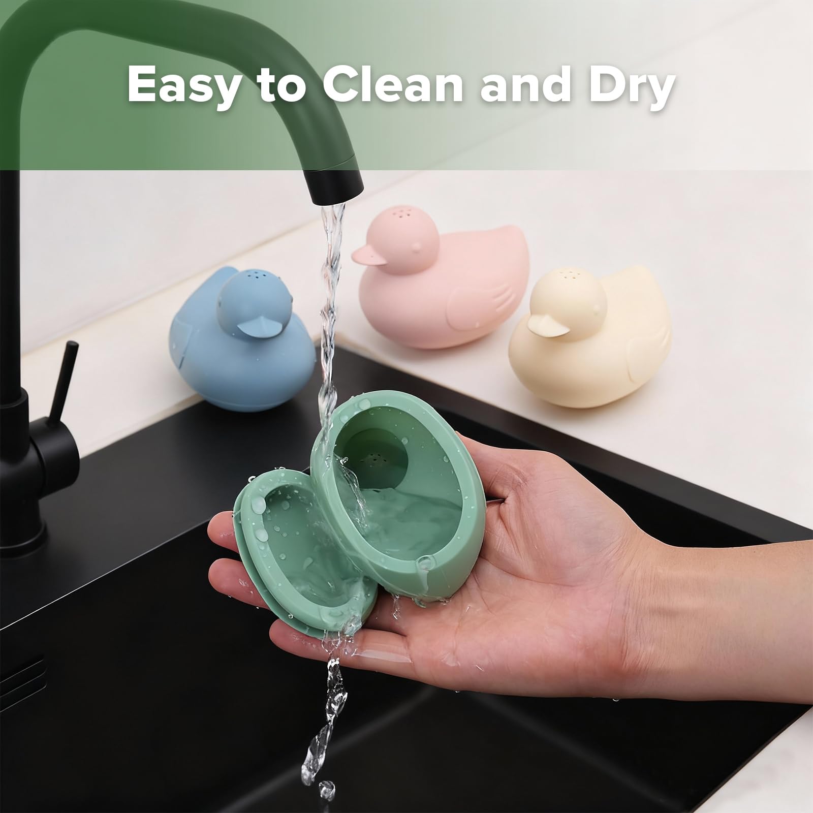 haakaa-dinky-splash-duck-silicone-baby-bath-toy-detachable-mold-free-food-grade- image 7