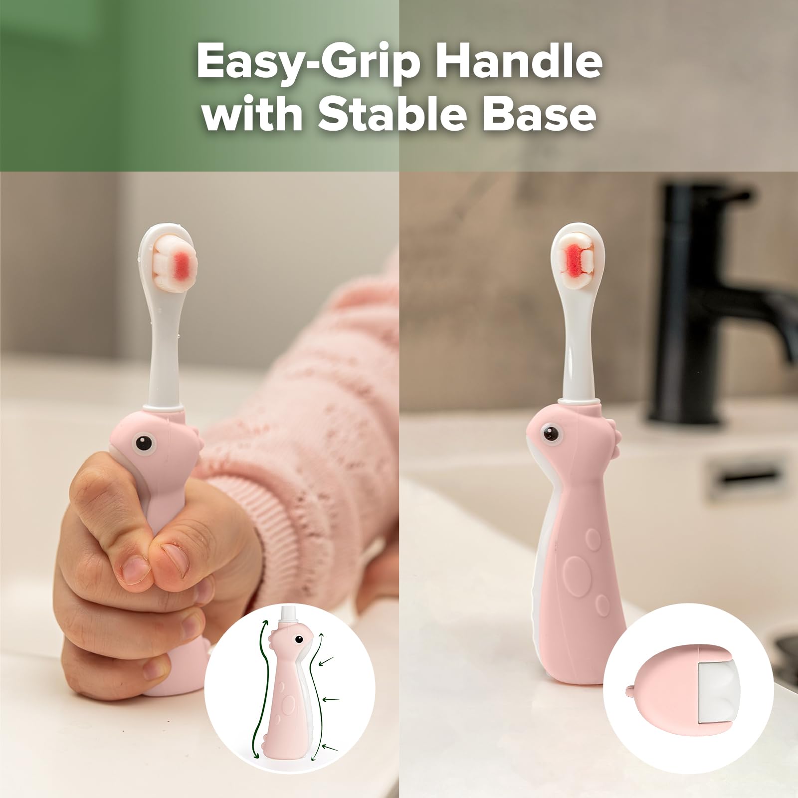haakaa-dinosaur-toddler-toothbrush-with-soft-bristles-and-non-slip-silicone-hand image 6