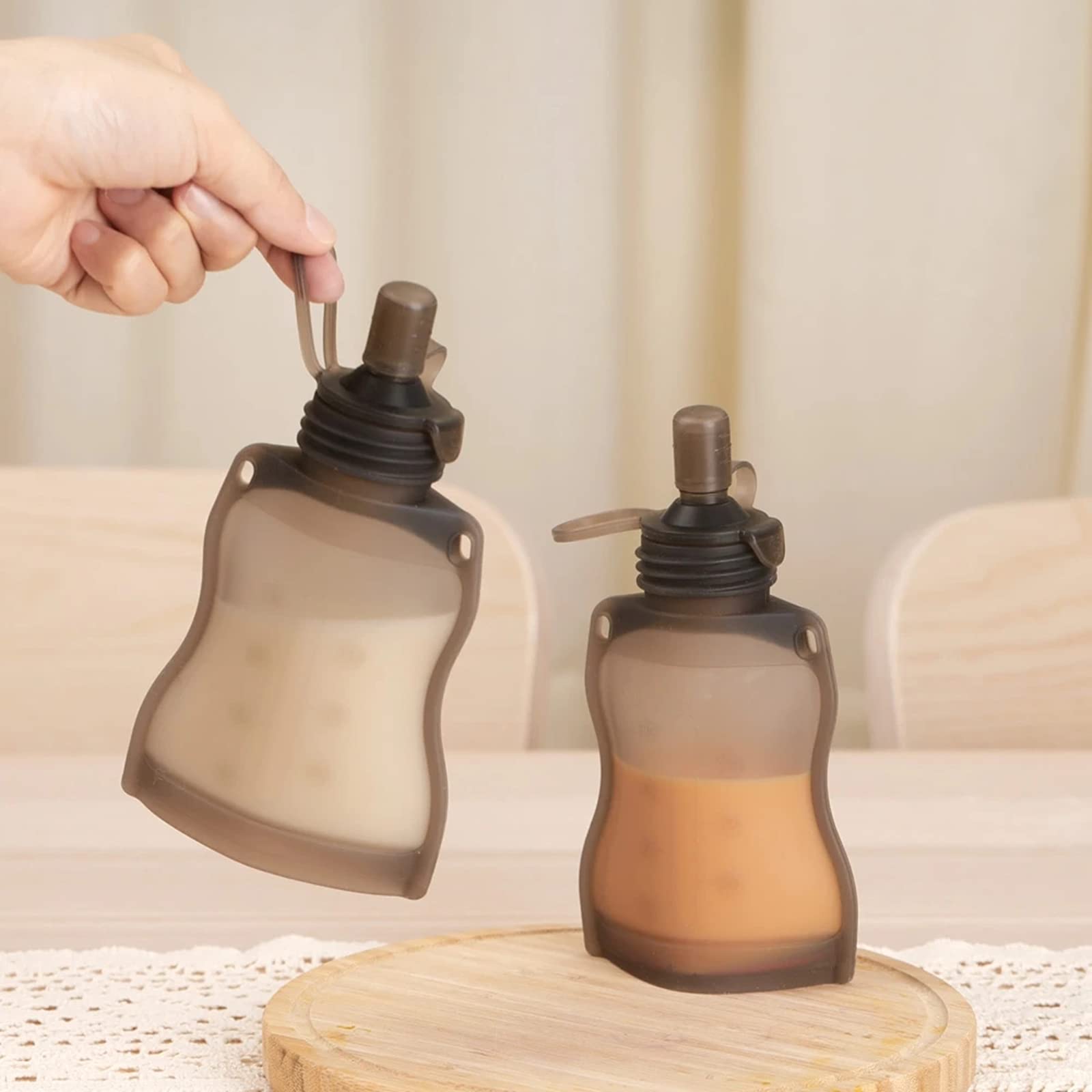 haakaa-silicone-yummy-pouch-sippy-spout-compatible-with-haakaa-pouches-milk-stor image 3