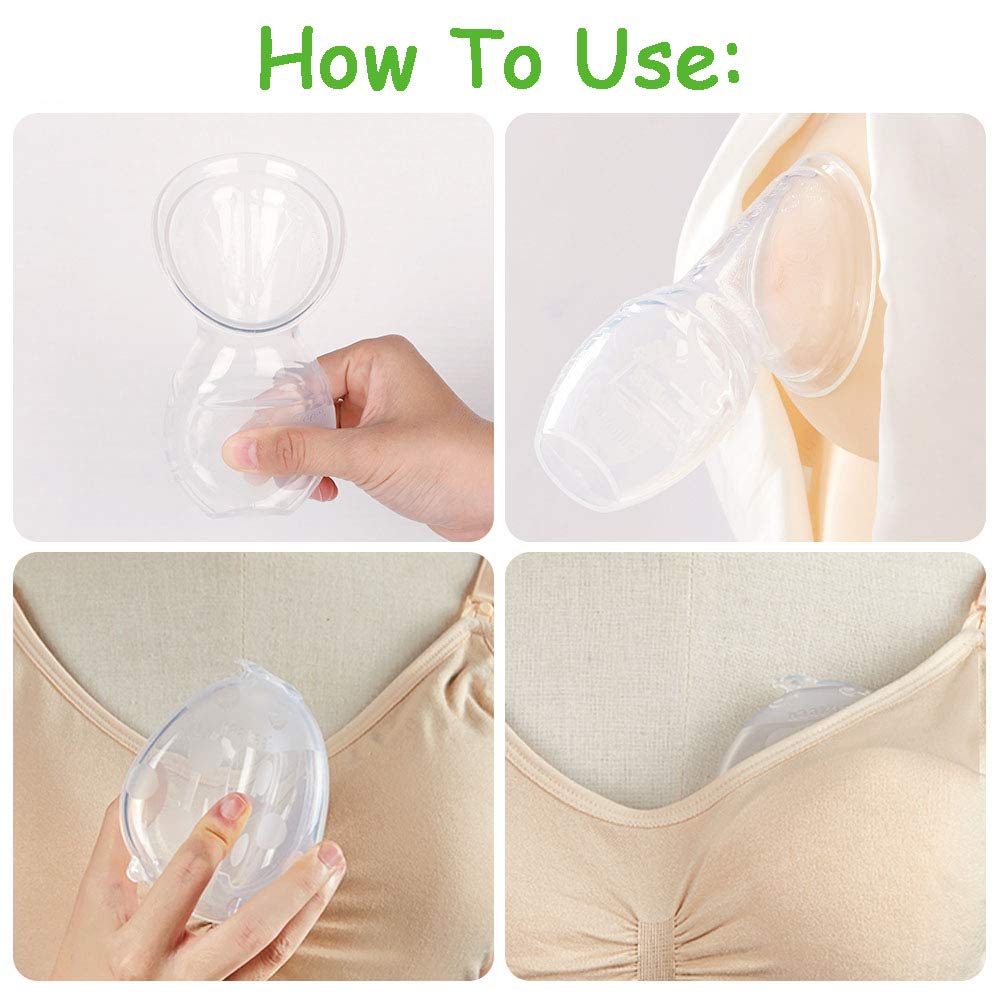 haakaa-manual-breast-pump-4oz-with-leakproof-lid-ladybug-breast-milk-collectors- image 8
