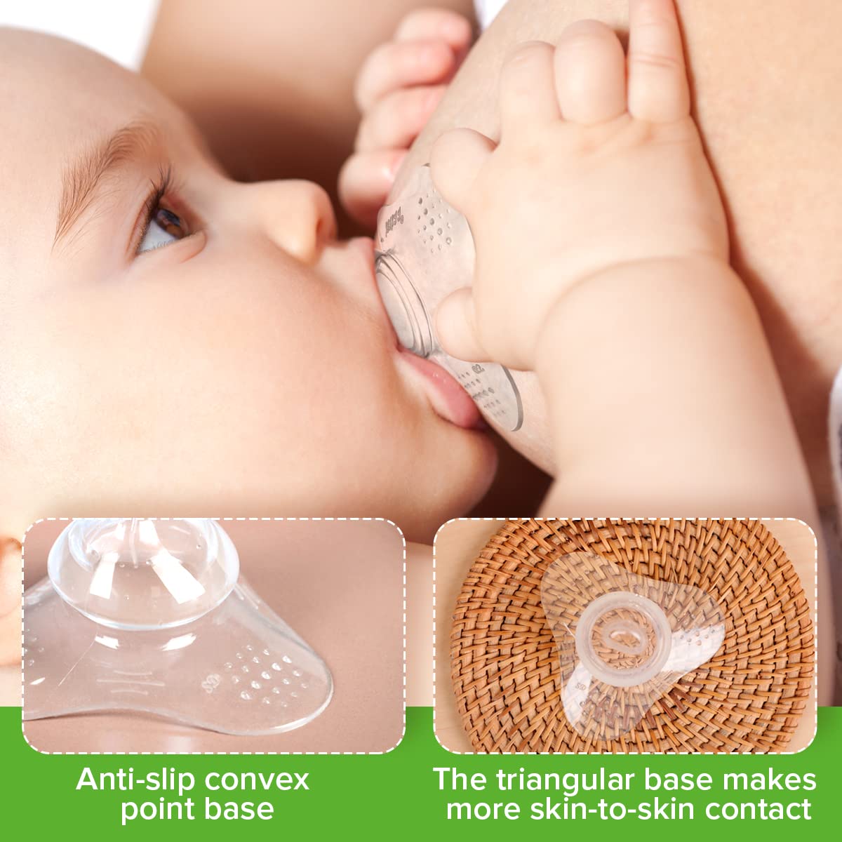 haakaa-nipple-shield-orthodontic-teat-for-breastfeeding-triangle-base-1pk image 4