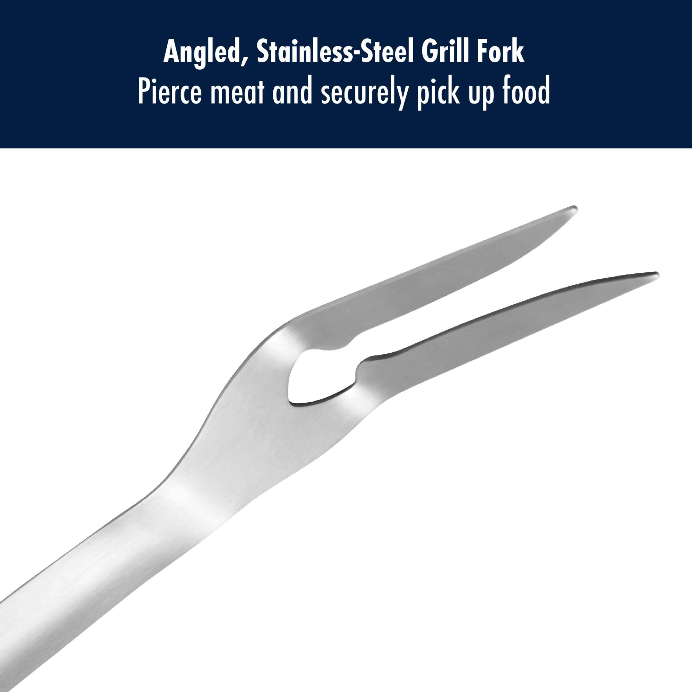 henckels-by-miyabi-bbq-grill-fork-heavy-duty-stainless-steel-meat-fork-long-hand image 2