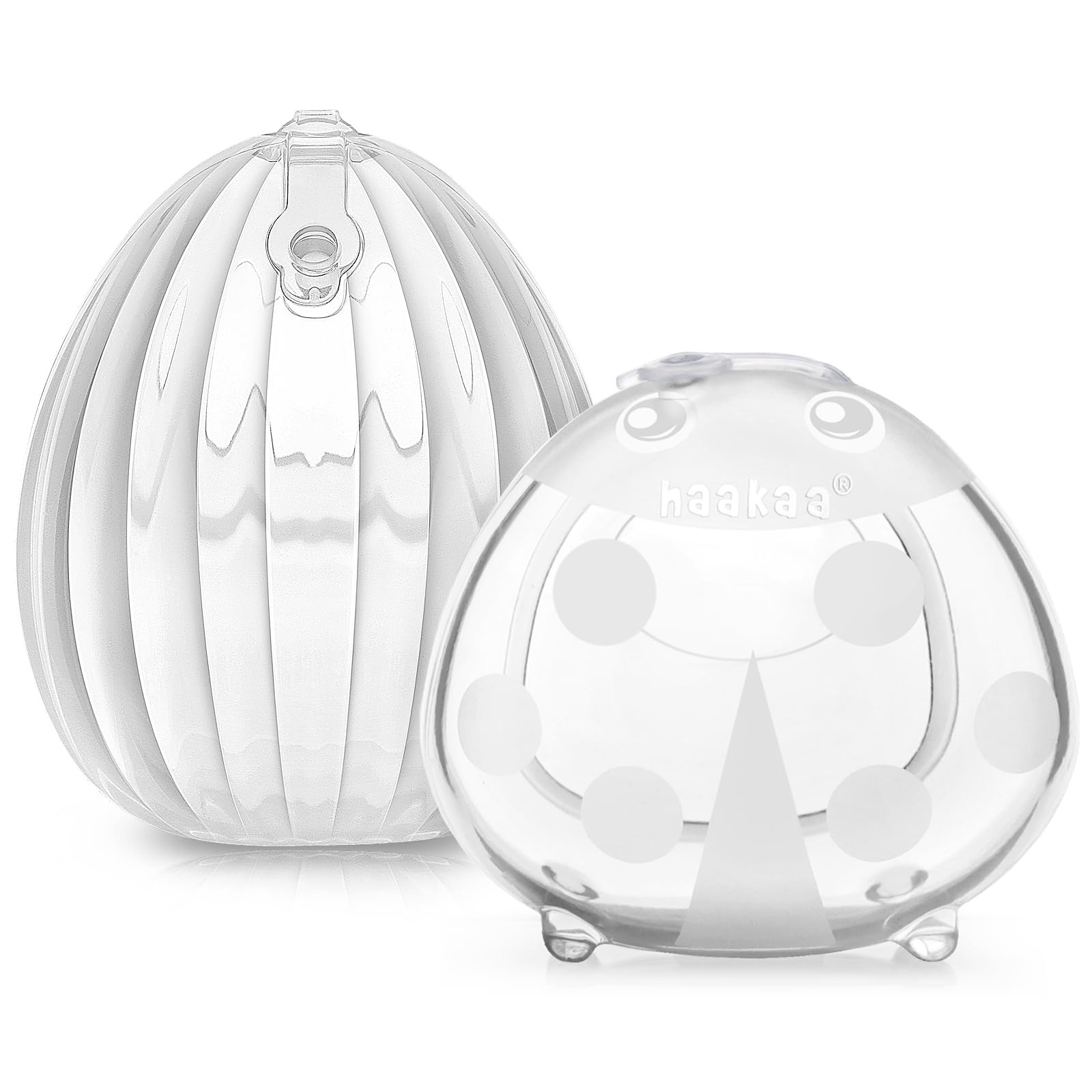 haakaa-milk-collector-set-shell-pump-ladybug-combo-hands-free-wearable-breast-pu image 1
