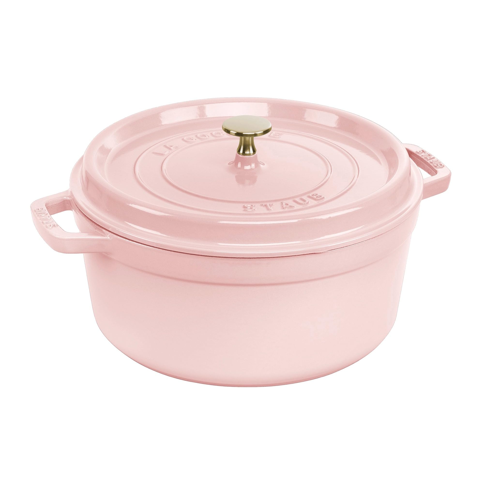 staub-cast-iron-round-cocotte-7-quart-peony-pink-dutch-oven image 1