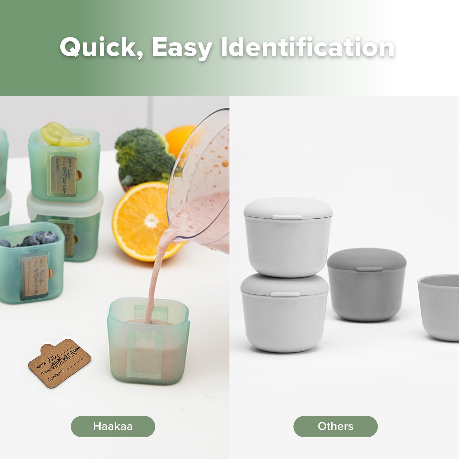 haakaa-mini-meal-silicone-baby-food-containers-3-oz-6-pack-airtight-lids-reusabl image 6