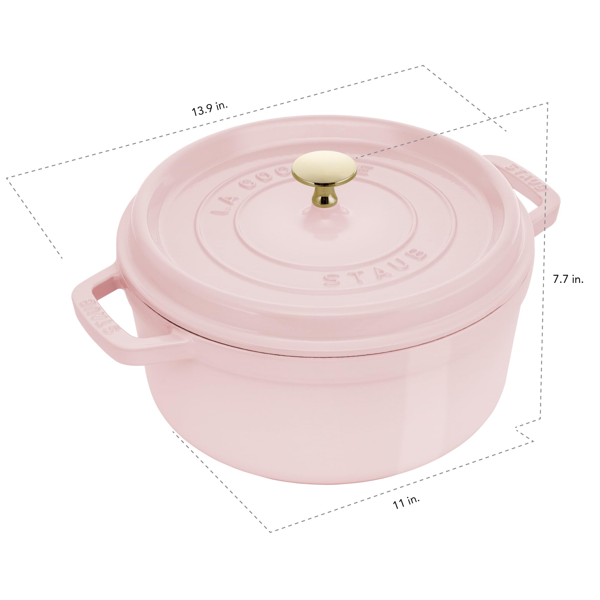 staub-cast-iron-round-cocotte-7-quart-peony-pink-dutch-oven image 3