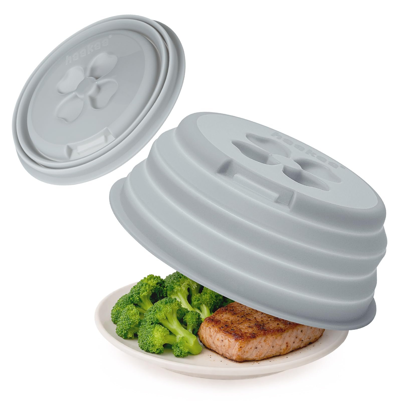 haakaa-collapsible-silicone-microwave-splatter-cover-11-5-inch-vented-dishwasher image 1