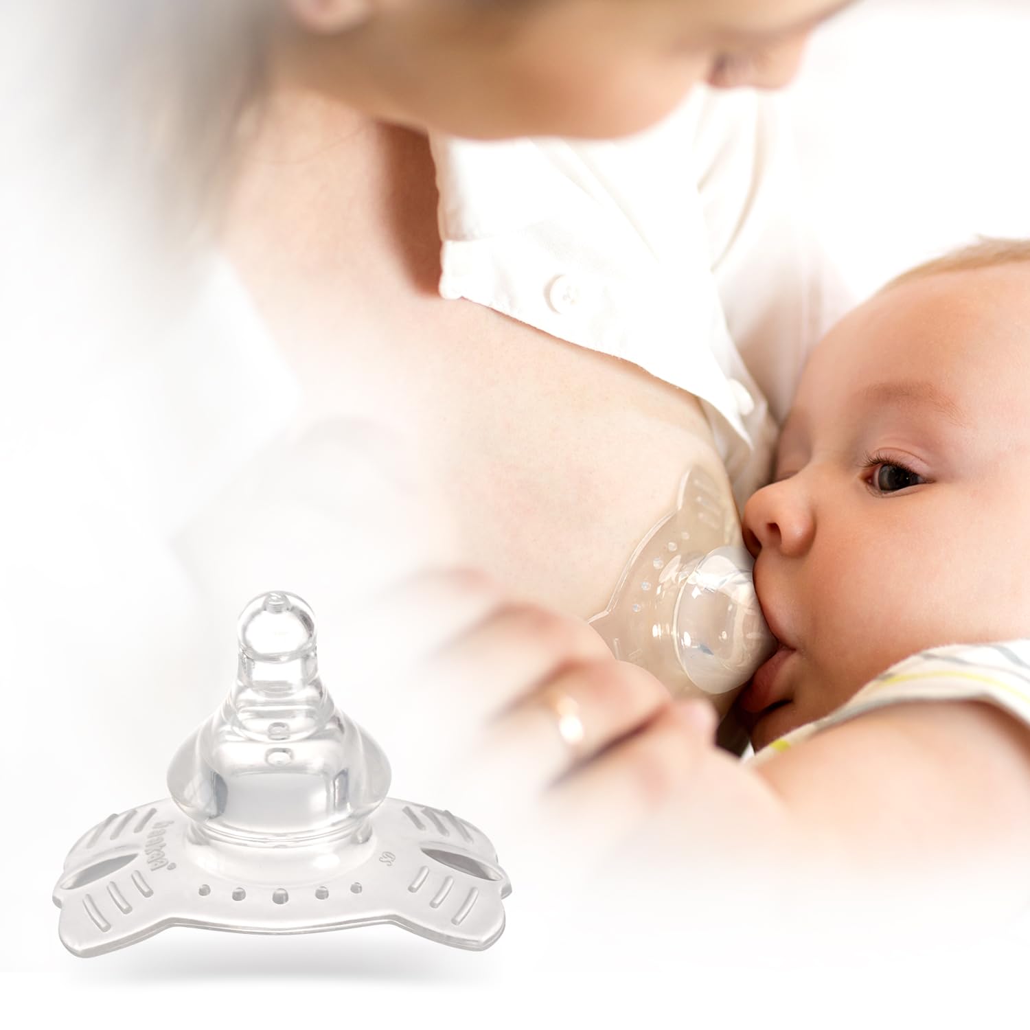 haakaa-butterfly-nipple-shields-for-nursing-100-silicone-with-carry-case-1-pack image 7