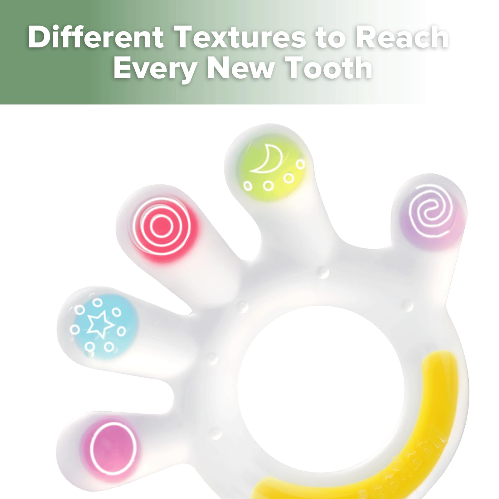 haakaa-palm-teether-soft-silicone-baby-soothing-teether-frozen-teething-toy-bpa- image 3