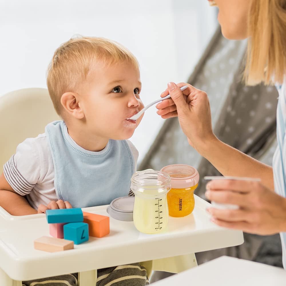 haakaa-glass-baby-food-storage-jar-6-3oz-180ml-with-airtight-lid-grey-1-pc image 3