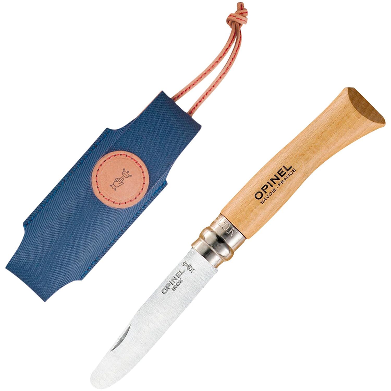 opinel-my-first-no-7-box-set-with-sheath-stainless-steel-children-s-folding-pock image 1
