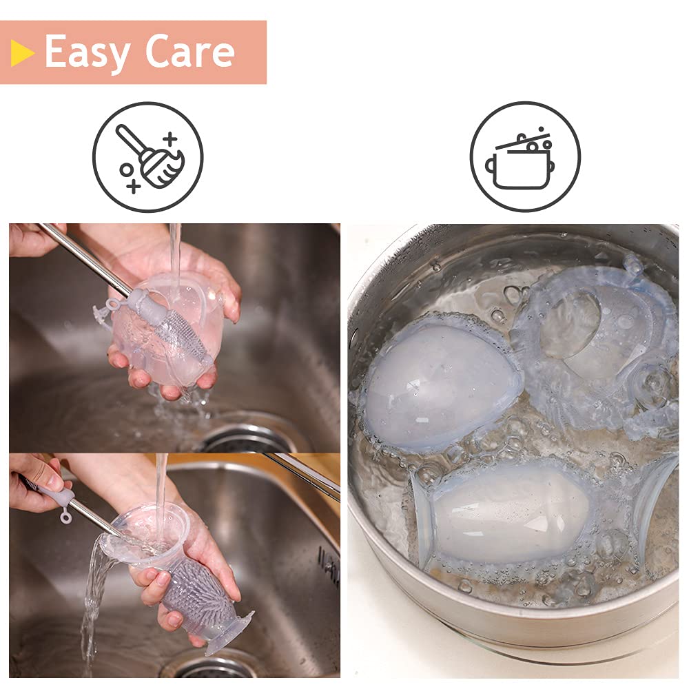 haakaa-manual-breast-pump-100ml-ladybug-milk-collector-75ml-silicone-cleaning-br image 8